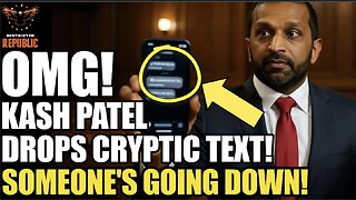 OMG! Kash Patel Drops CRYPTIC Text! You Won’t Believe Who’s About To Go Down!