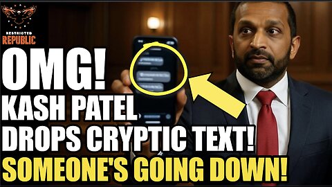 OMG! Kash Patel Drops CRYPTIC Text! You Won’t Believe Who’s About To Go Down!