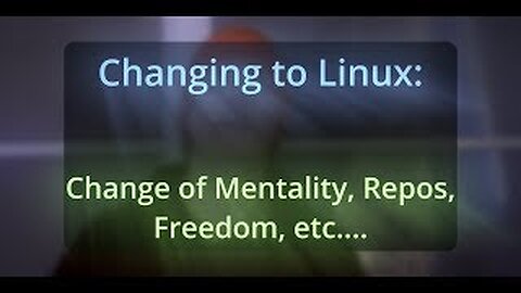Changing to Linux is more than a Switch // It's a Journey
