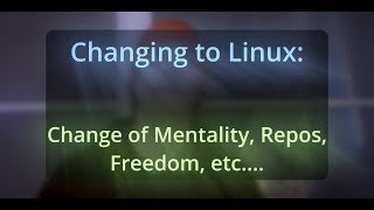 Changing to Linux is more than a Switch // It's a Journey