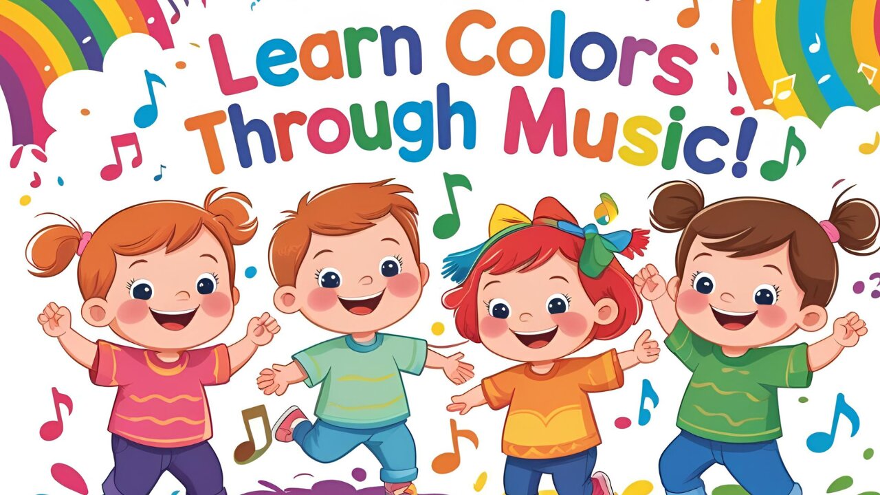 Let’s Learn Colors Through Music! 🎨 Fun Color Song for Toddlers & Kids 🎵