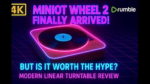 My Miniot Wheel 2 Finally Arrived! 🎶🌀 But Is It Worth the Hype? | Modern Linear Turntable Review