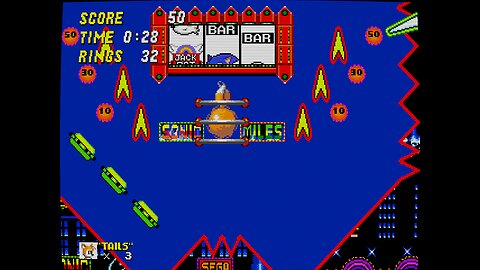 Sonic the Hedgehog 2 (1992) Part 4 - Casino Night Zone