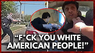 Afghani islamist pulls gun.