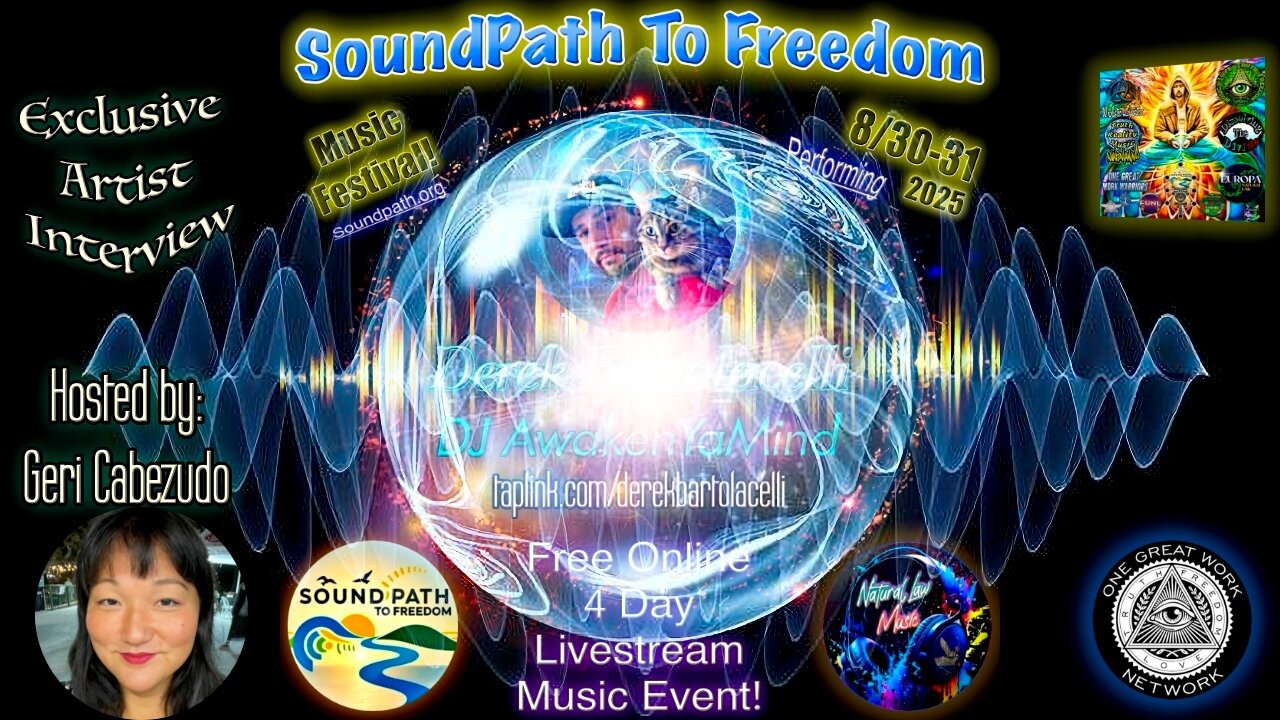 SoundPath To Freedom Artist Interview: AwakenYaMind - Hosted By Geri Cabezudo