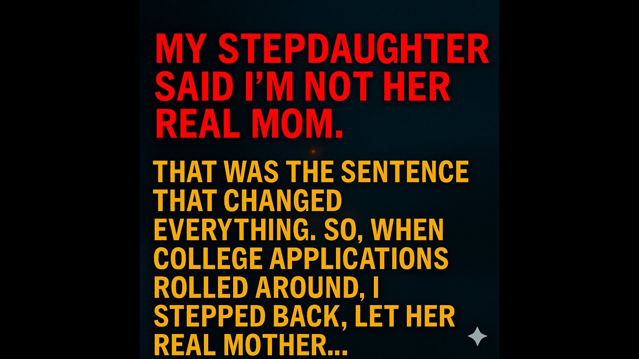 STEPDAUGHTER Called Me "NOBODY" Then DEMANDED NYU Tuition | Did I Go Too FAR Letting Her Mom Pay?