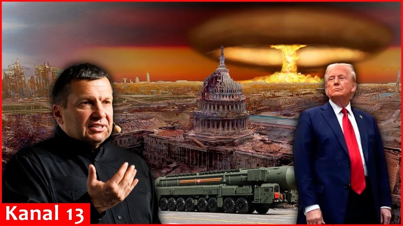 Putin’s clown Solovyov threatened US with radioactive tsunami after Trump’s words of bombing Moscow