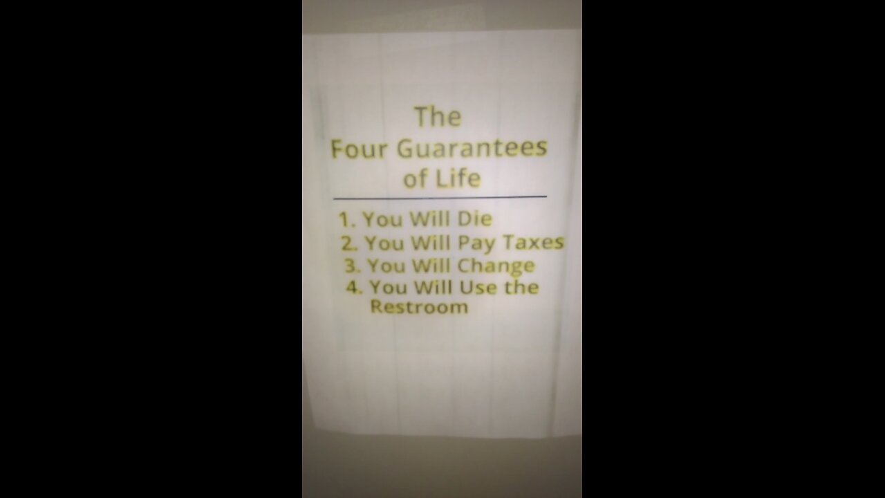 The four guarantees of life