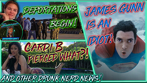 The Underground Broadcast #39 - ICE Deportations, Cardi B's Piercing, Super Fail & Other Drunk News!