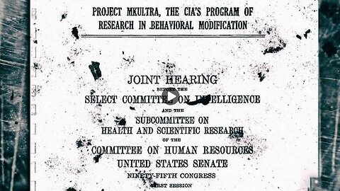 BOWNE REPORT - A Brief History Of MKULTRA