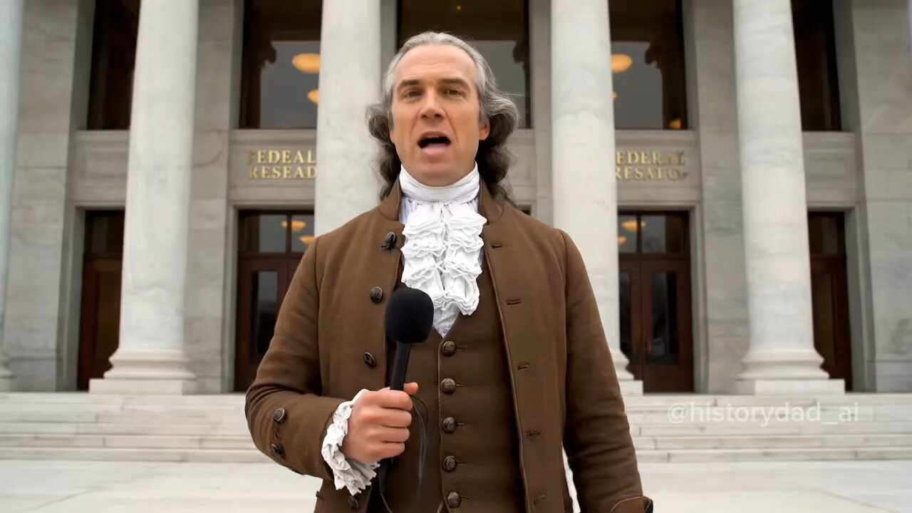 Thomas Jefferson Pulls Up to the Federal Reserve 💀📉
