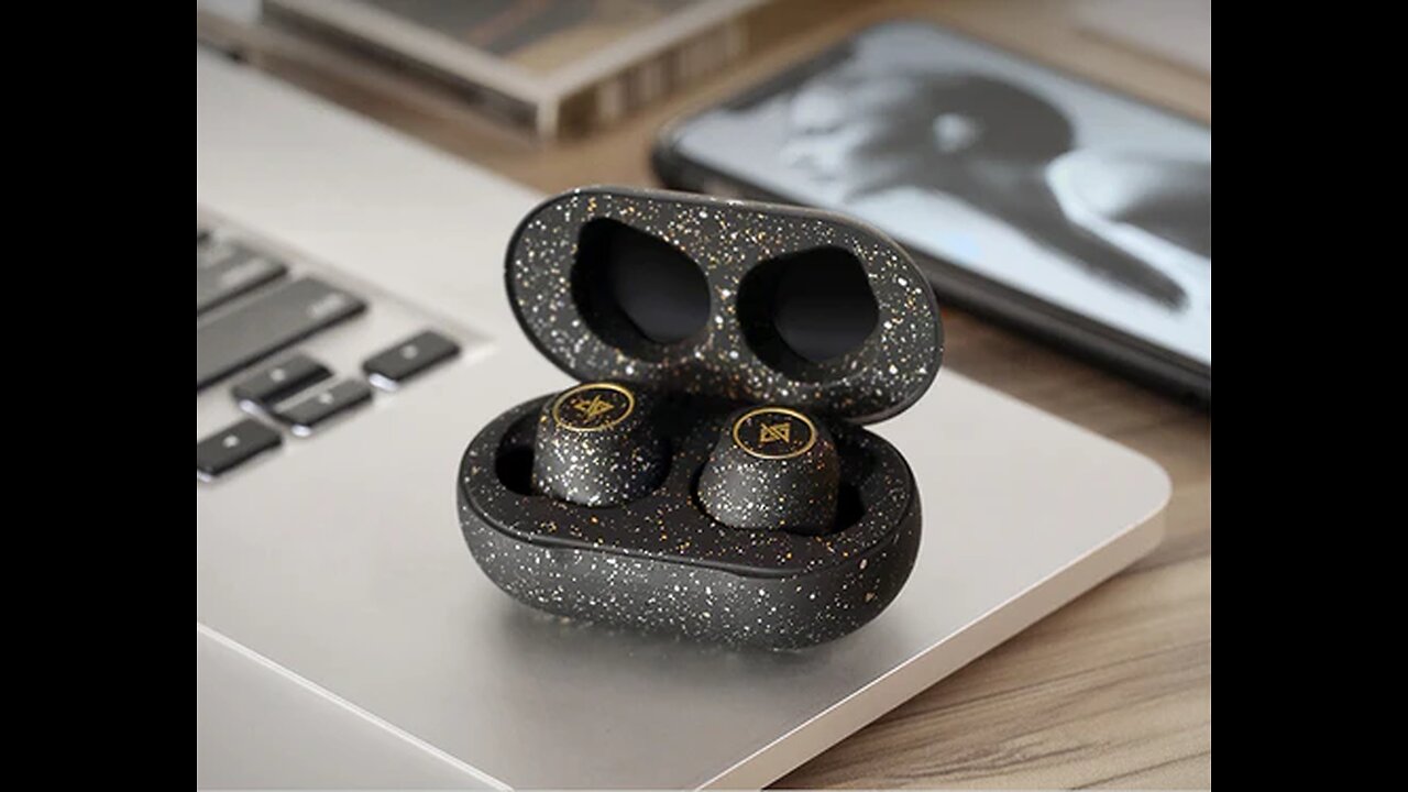 Bluetooth 5.0 Wireless Headset with Touch Control, Trendy Color, Fast Connection, HiFi Sound Quality