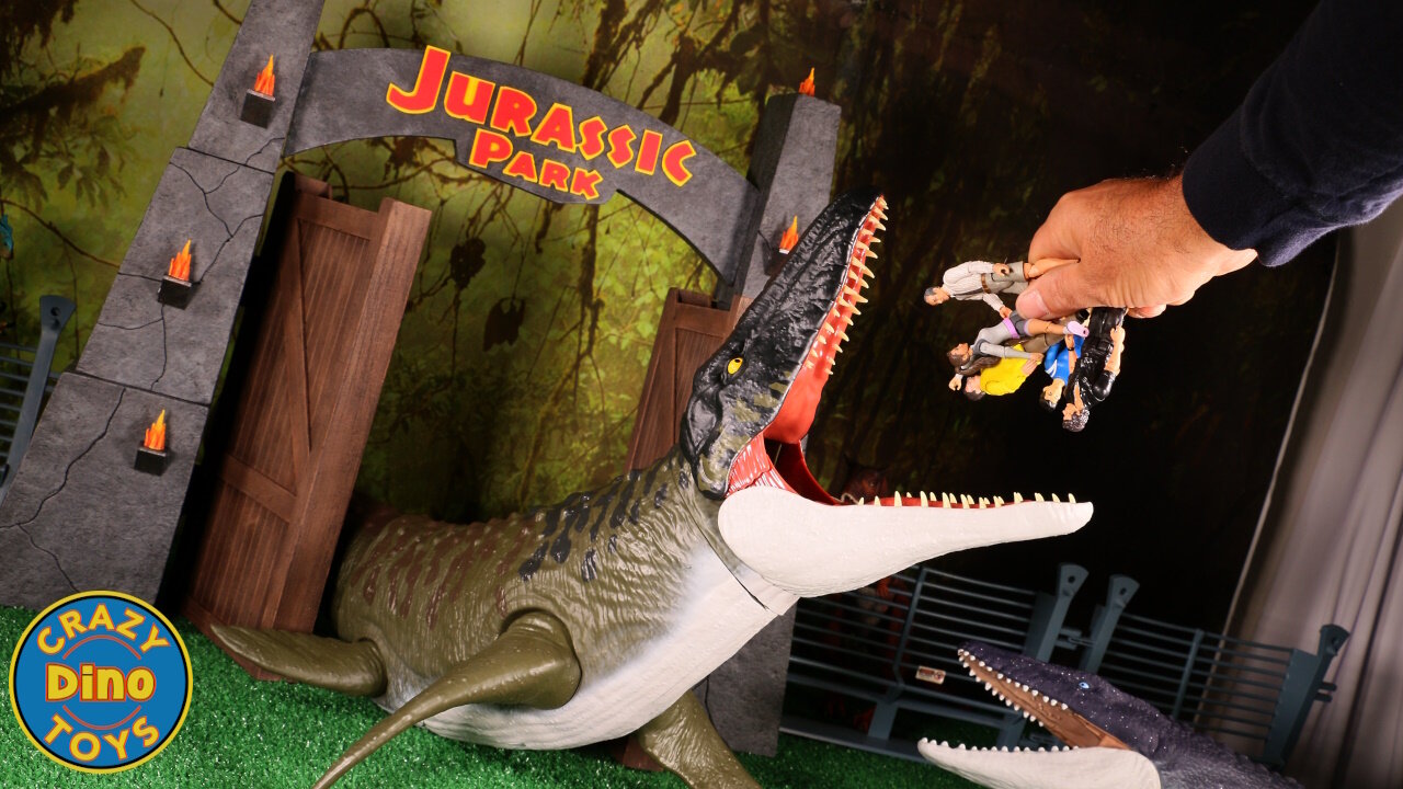 Super Colossal Mosasaurus Unboxed Jurassic World Rebirth DREX 2025 Spinosaurus Mattel Dino #shorts