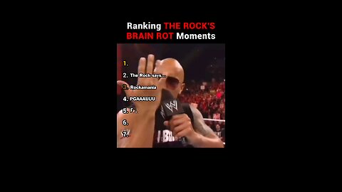 The rock's brain rot moment