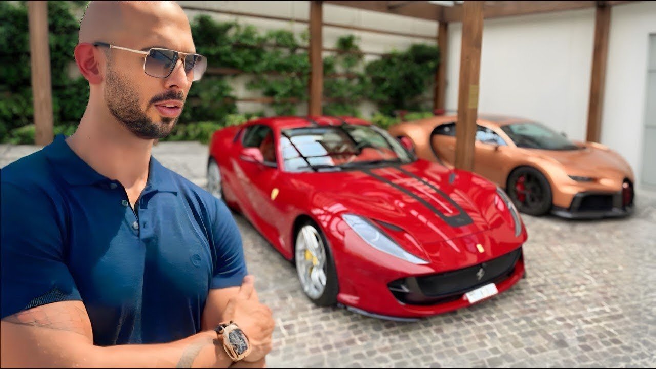Andrew Tate CRASHES $5.5M BUGATTI Into FERRARI RACING In Mountains!
