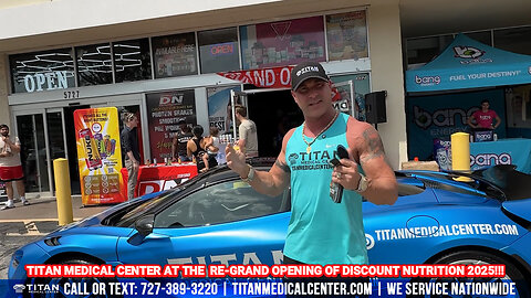 Titan Medical Center At Discount Nutrition’s Re-Grand Opening 2025!