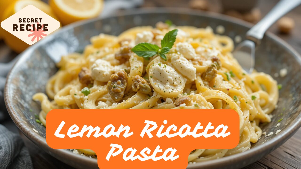 This Is The Lemon Ricotta Pasta Recipe Everyone’s Talking About!