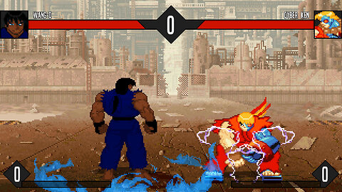MUGEN - Wang-D vs. Cyber Ken - Download