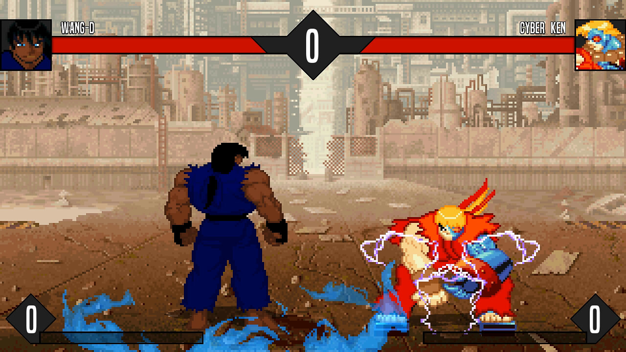 MUGEN - Wang-D vs. Cyber Ken - Download