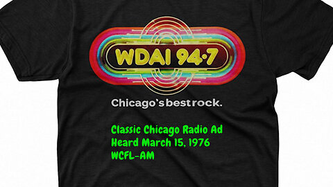 March 15, 1976 - WDAI-FM Chicago Advertises on WCFL-AM