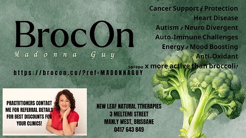 BROC ON: Unlocking Sulforaphane’s Power: c@ncer, heart disease, auto-immunity with Madonna & David!