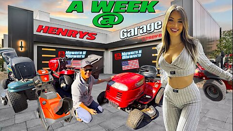 A week in the life of a small engine Youtuber! Pick Fix Flip shenanigans at Henry’s Garage!