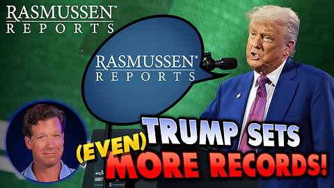 BEST in 20 YEARS! Trump Sets New Right Direction Record and Name-Drops Rasmussen Reports!