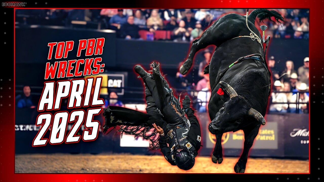 Spring Thrills and Spine Chills 🐂 Top PBR Bull Riding Wrecks of April 2025