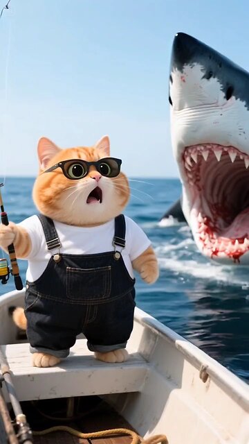 cat Ai animation 3d viral video