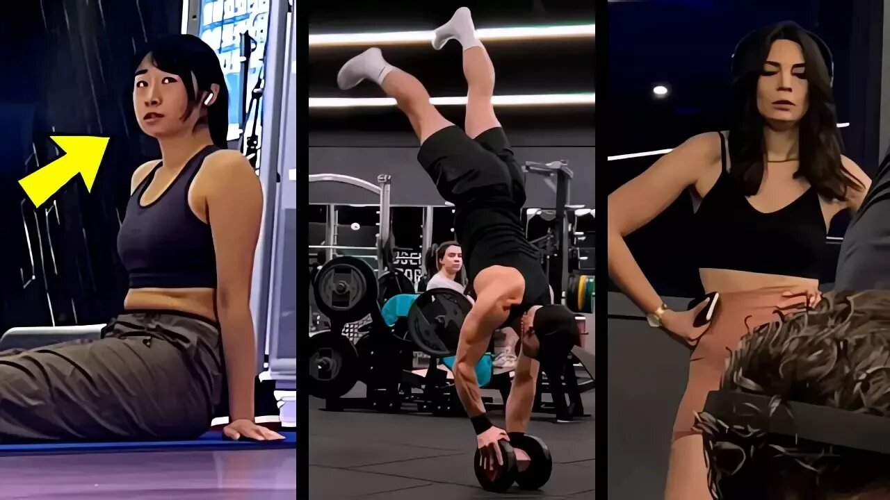 đŸ”¥Scaring People in The Gym With Calisthenics #119