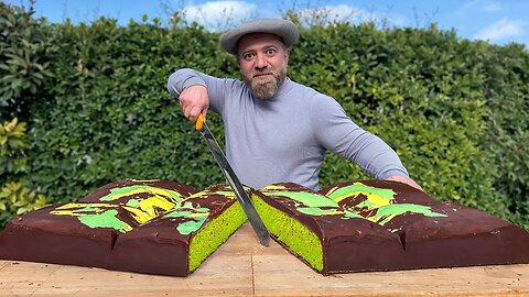 I Made The Biggest Dubai Chocolate Bar!🍫
