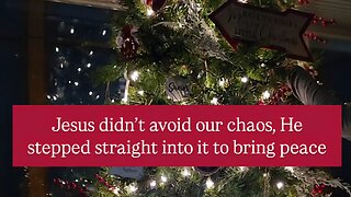 Jesus brought peace to our chaos ❤️