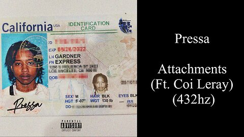 Pressa - Attachments (Ft. Coi Leray) (432hz)