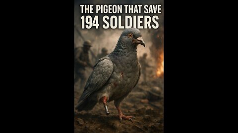 A Pigeon Saved a Batallion of soldiers