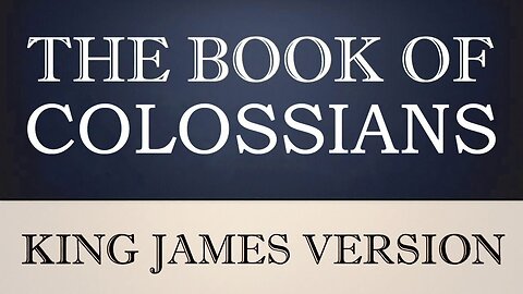 51) The Book of Colossians