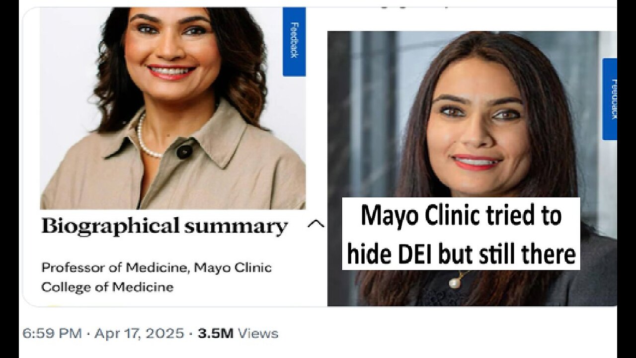 Mayo clinic tries to hide DEI