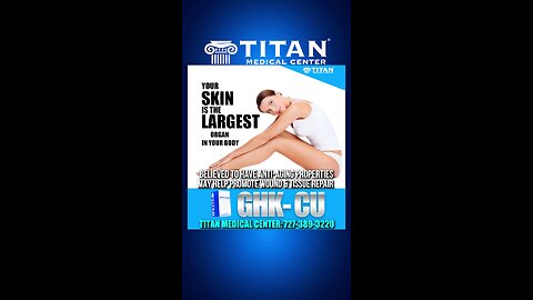 GHK-Cu: Better hair, skin, nails & promoting wound healing & tissue repair!