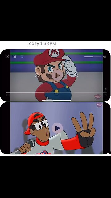 Cartoon beatbox battles match up Mickey and Mario