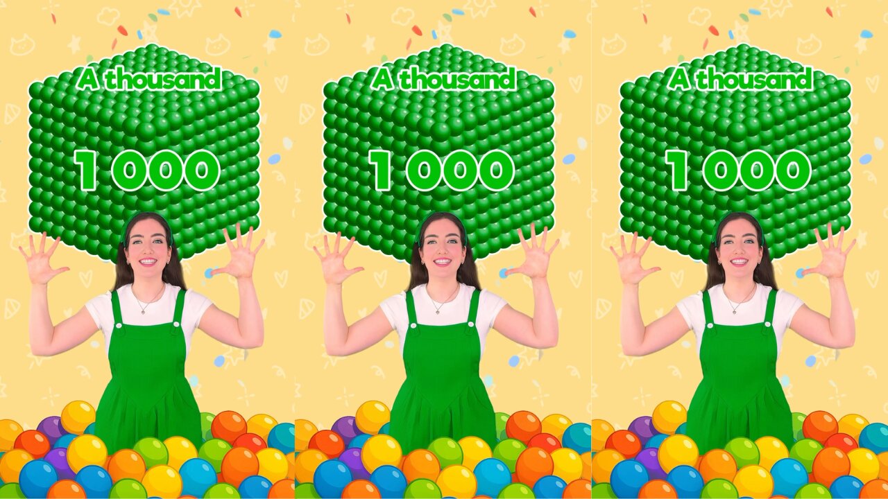 Learn to Count to 1000 for Kids | Numbers 1-1000 in English #learning #kids #numbers #figures #math