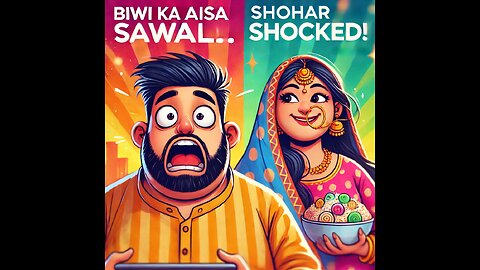 "Biwi Ka Aisa Sawal Ke Shohar Ki Zindagi Khatre Mein! 🤣 | Funny Urdu Joke"