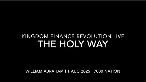 DNI Revelations & the Russia Hoax: Building a Holy Way | Kingdom Finance Revolution Live
