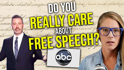 Let's talk about Kimmel and free speech fury