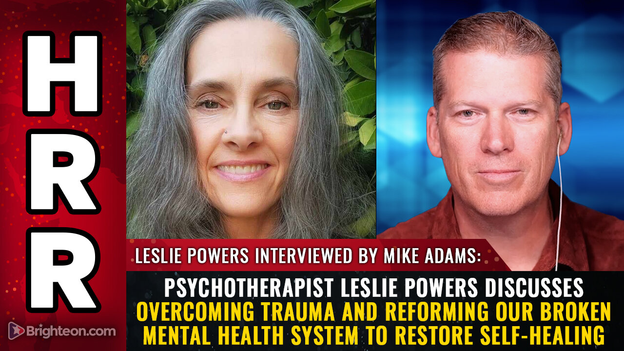 Psychotherapist Leslie Powers discusses OVERCOMING TRAUMA and reforming our health system...