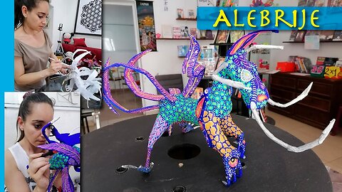PINTURA del Alebrije que hicimos en el taller