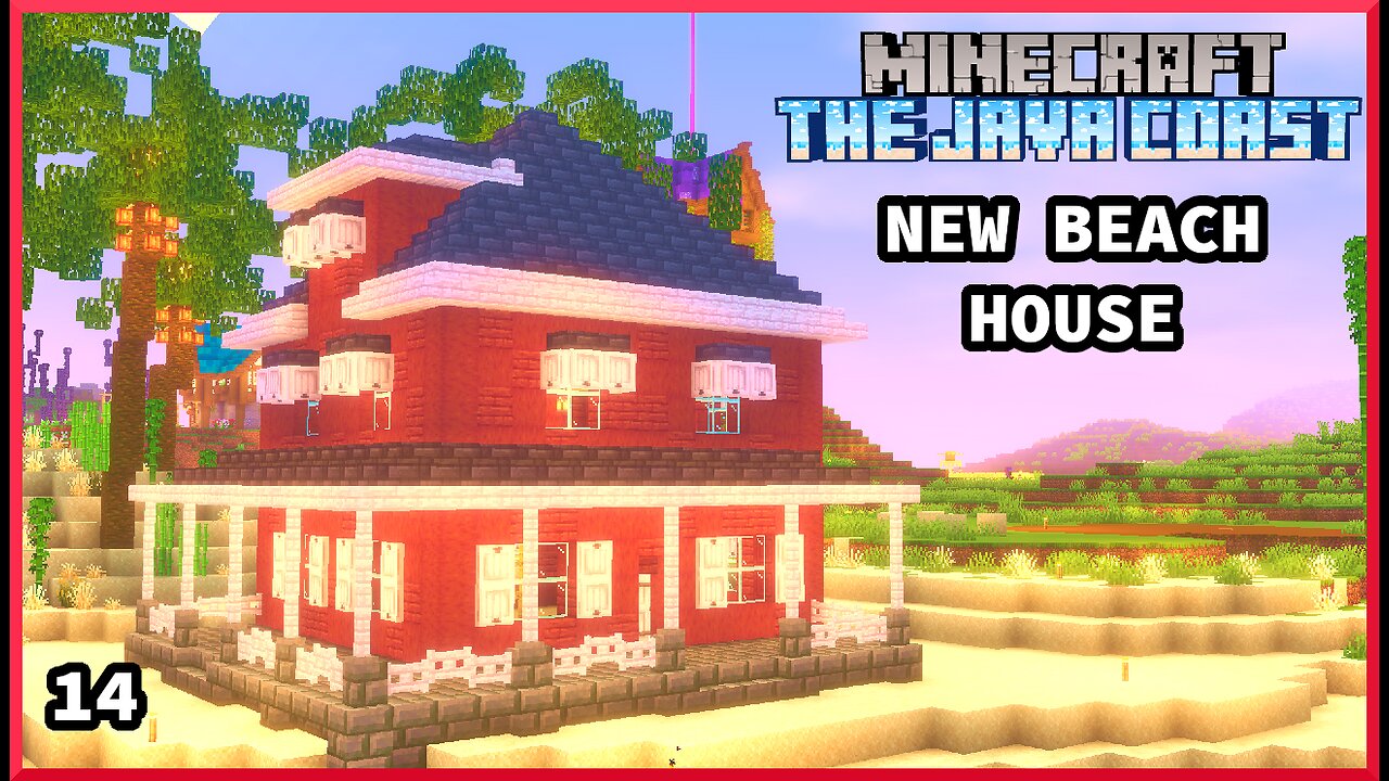 I Built a New House in My Minecraft Beach Town!