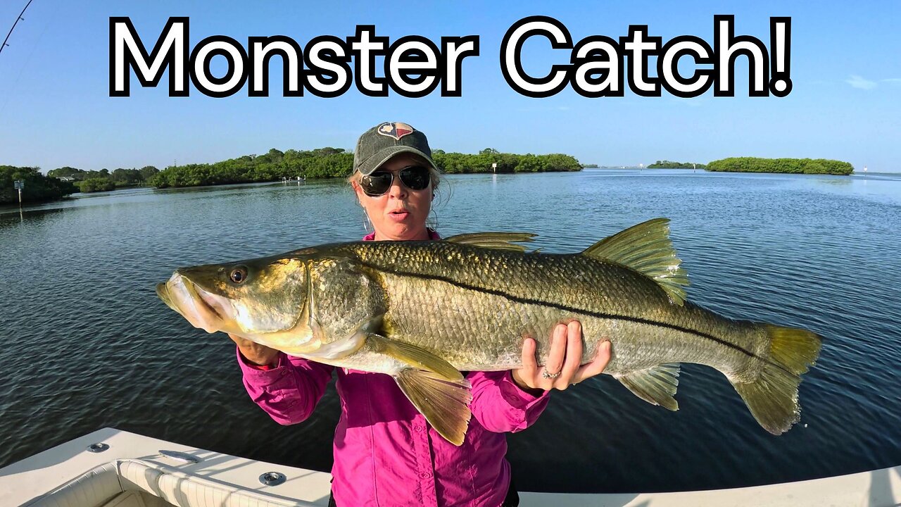 I Wasn’t Ready for THIS Snook… 39" PB in Clearwater Florida
