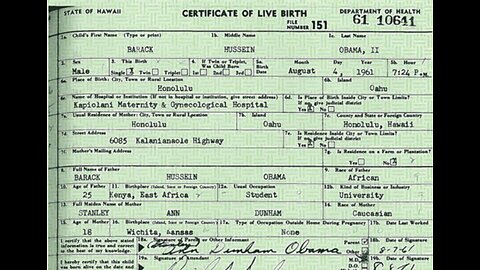 IS OBAMA'S BIRTH CERTIFICATE FAKE?