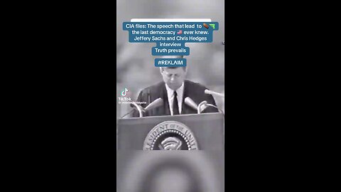 The speech that got JFK eliminated