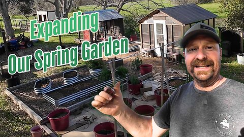 Turning Compost into FOOD! Spring Garden Expansion Begins!