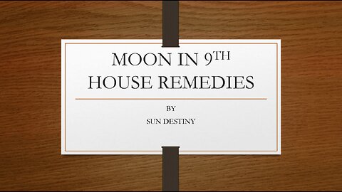 Moon in 9th house remedies